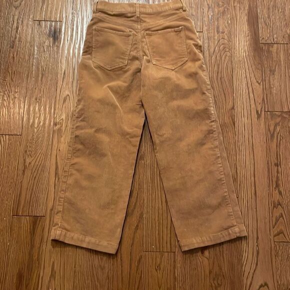 Express corduroy wide leg high rise crop pant size 2 - Picture 11 of 14